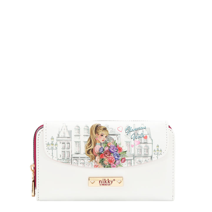 LARGE FLAP ZIP-AROUND WALLET