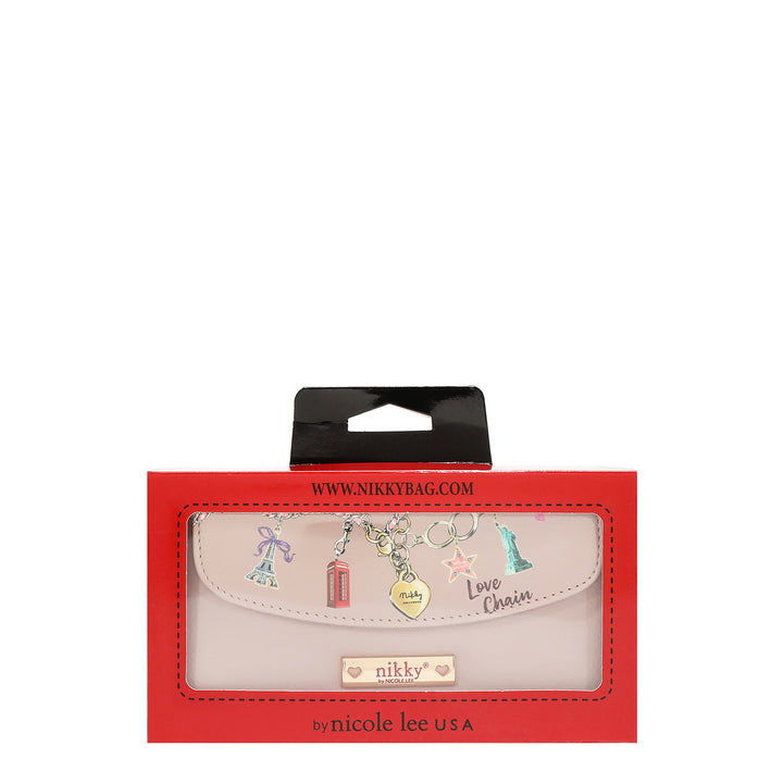 LARGE FLAP ZIP-AROUND WALLET