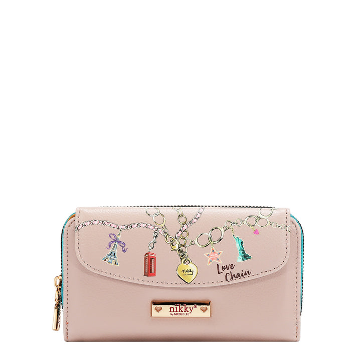 LARGE FLAP ZIP-AROUND WALLET