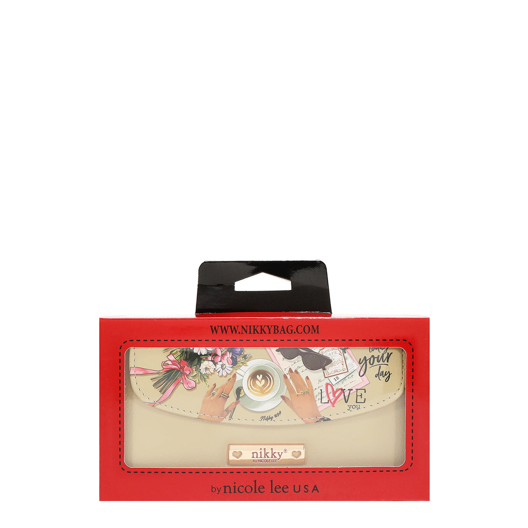 LARGE FLAP ZIP-AROUND WALLET