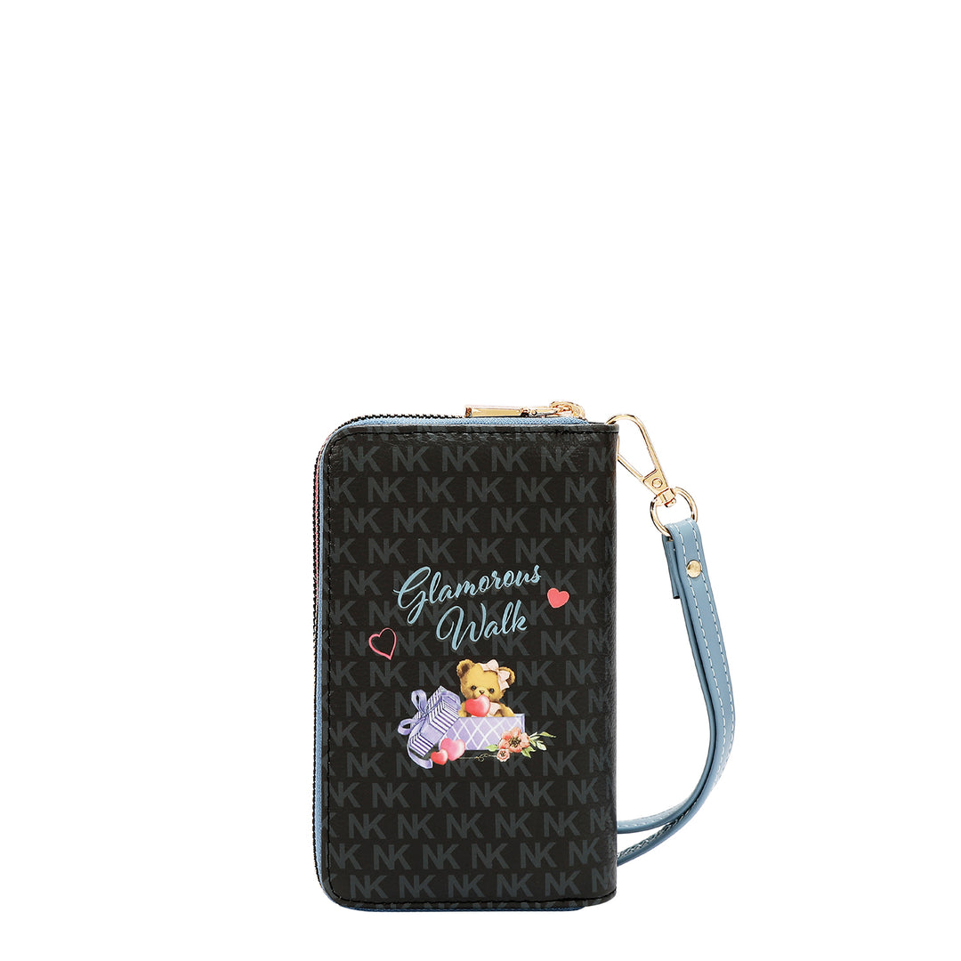 DOUBLE ZIP WRISTLET WALLET