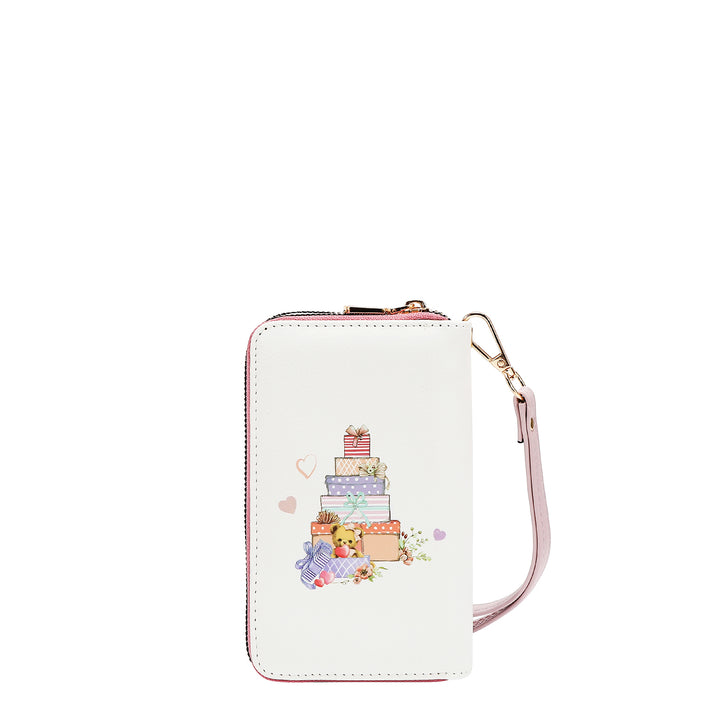 DOUBLE ZIP WRISTLET WALLET