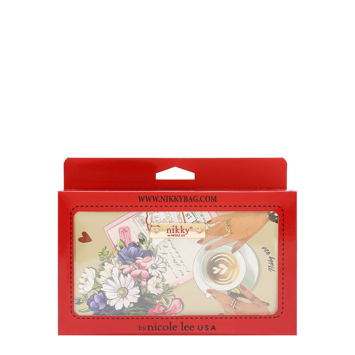 DOUBLE ZIP WRISTLET WALLET