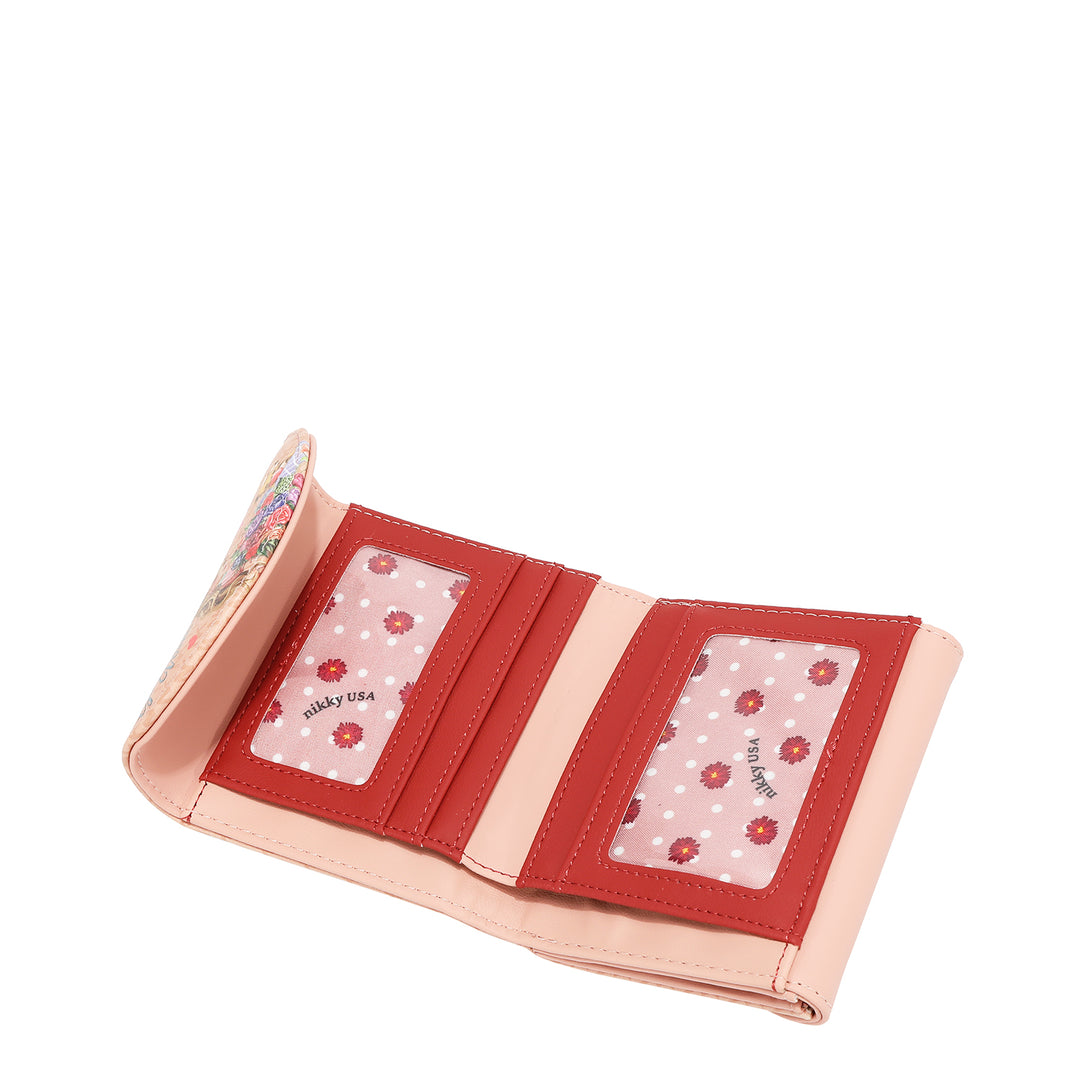 DOUBLE FLAP COMPACT WALLET