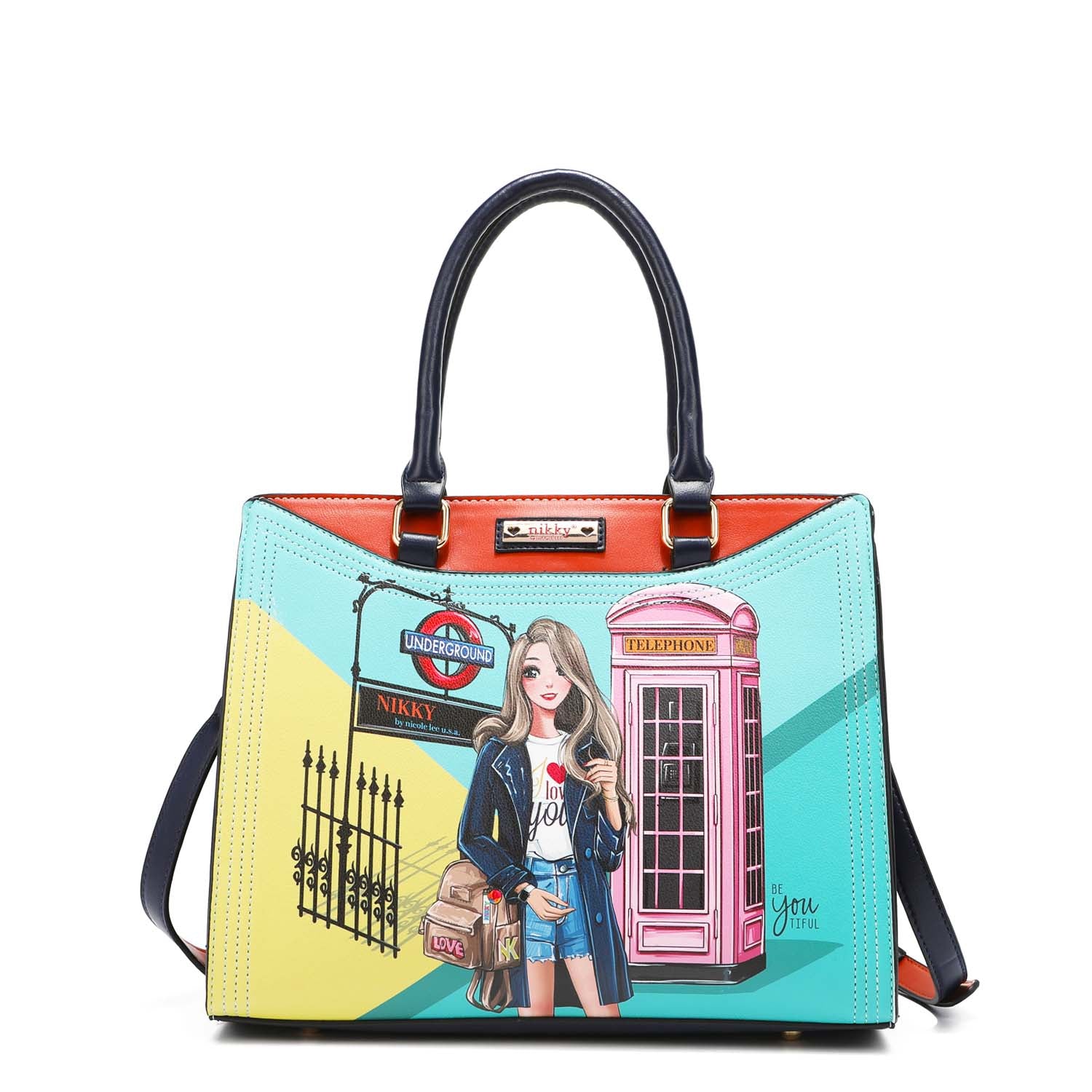 Multi Use Nylon Handbag, Lightweight, Insulated Interior, Lunch Bag Travel  – Nicole Lee Online