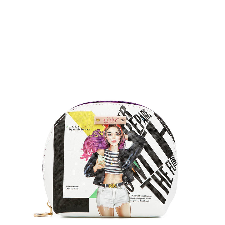 ZIP AROUND COSMETIC POUCH