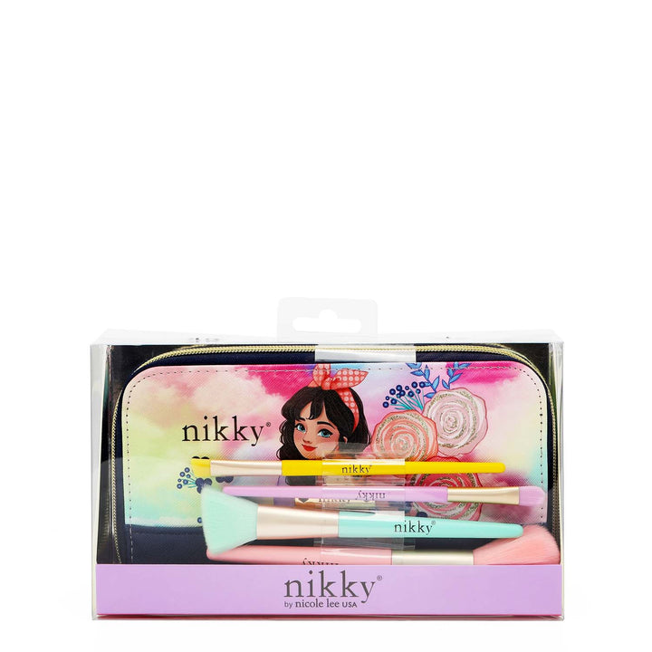 MAKEUP BRUSH SET WITH POUCH